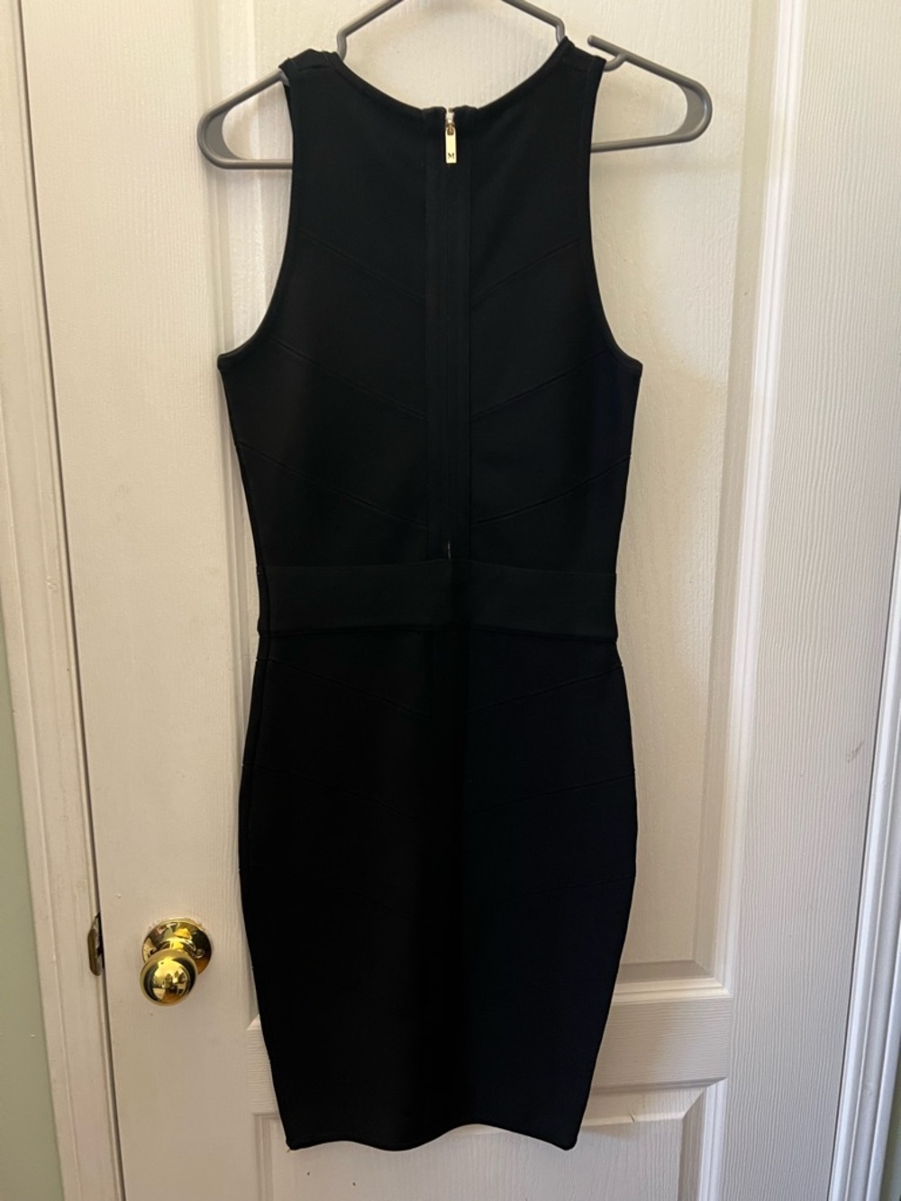 Guess by Marciano Black Stud-Front Bodycon Mini Dress - Picture 4 of 4